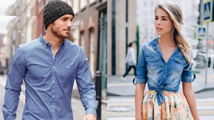 Shop Denim Chambray Shirts on Sale