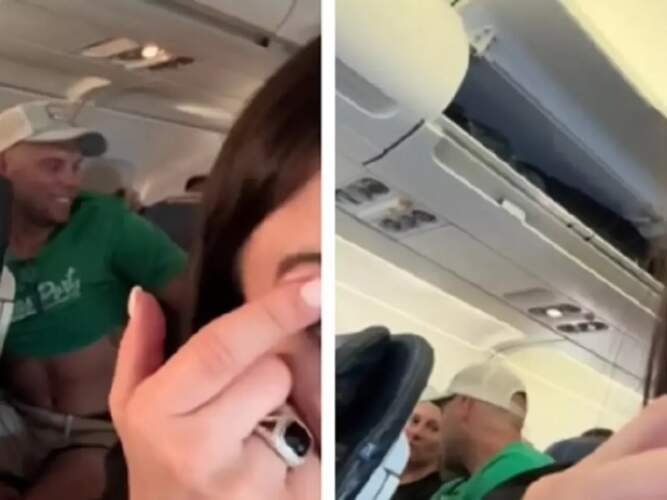 Man Cheating on Planes